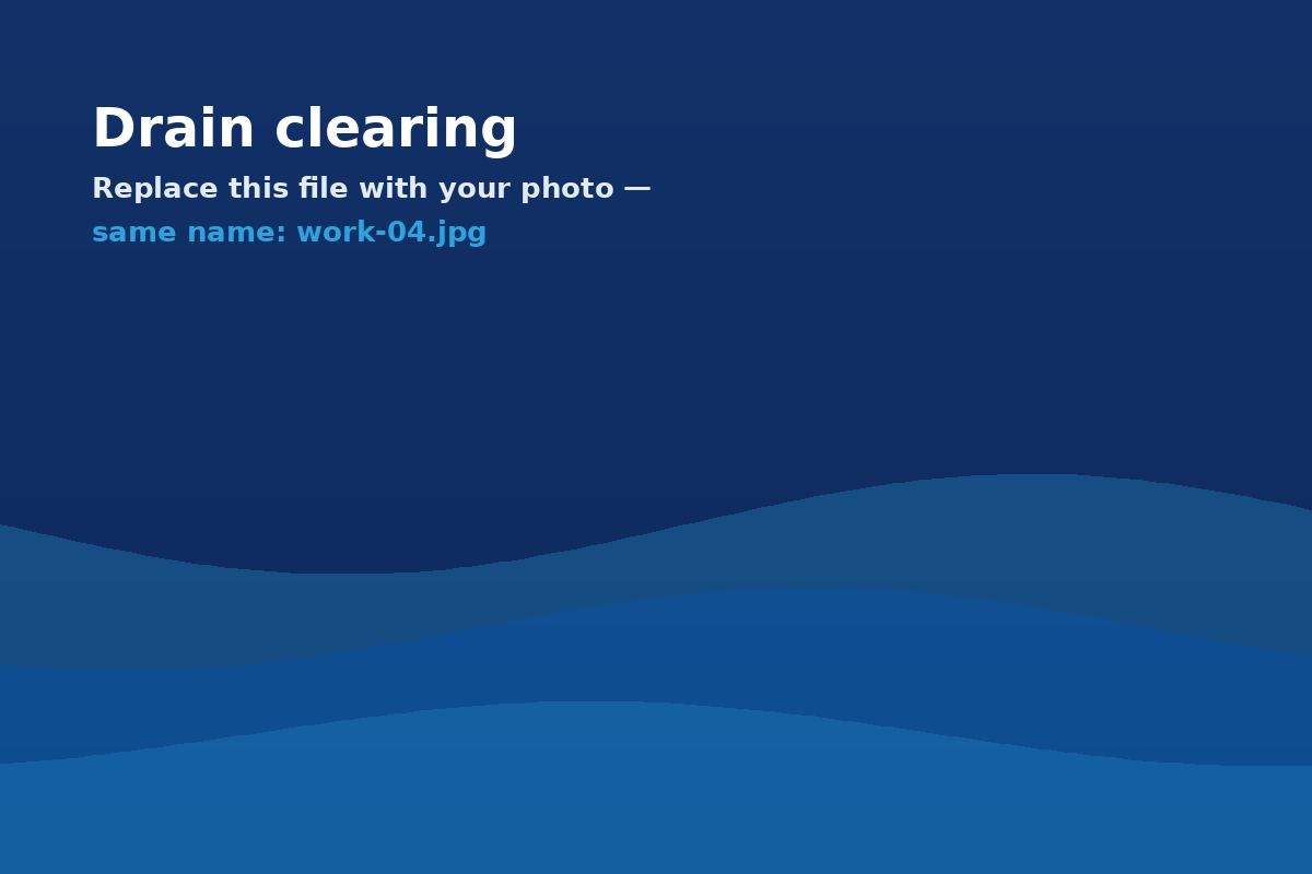 Drain clearing